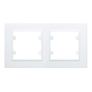 Рамка 2-м Karea горизонт. бел. Makel 56001702