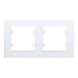 Рамка 2-м Karea горизонт. бел. Makel 56001702
