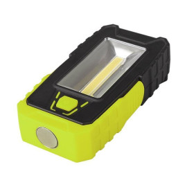 Фонарь рабочий WL2-L2W/L03-gn 2COB 150лм +3LED 30лм IP44 яркий/эконом магнитное основание с вращением на 180град. ABS-пластик прорезинен. покрытие 3хAAA (не в компл.) черн./зел. ФАZА 5023222