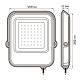 Прожектор светодиодный PFL-V 50Вт 6500К IP65 ДО JazzWay 5039735