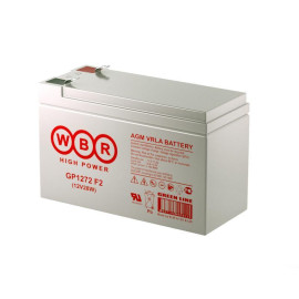 Аккумулятор 12В 7.2А.ч WBR GP1272 F2 (12V28W) WBR