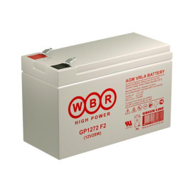 Аккумулятор 12В 7.2А.ч WBR GP1272 F2 (12V28W) WBR