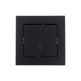 Переключатель проходной 1-кл. СП Vesna механизм черн. бархат LEZARD 742-4288-105
