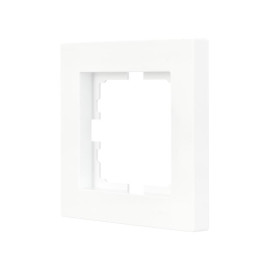 Рамка 1-местн. горизонт. VESNA бел. (20шт/240шт) LEZARD 742-0200-146