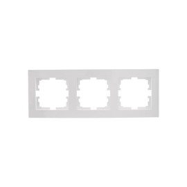 Рамка 3-местн. горизонт. VESNA бел. LEZARD 742-0200-148