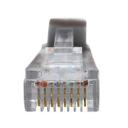 Патч-корд U/UTP кат.5E 4х2х26AWG (7х0.16мм) Cu LSZH сер. 2м SUPRLAN 10-0143