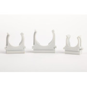 Держатель для труб (клипса) d20мм для монтажн. пистолета пластик Ruvinil К01220