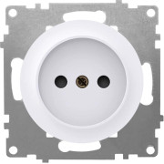 Розетка 1-м СП Florence 16А IP20 без заземл. винтов. клеммы механизм бел. (1E10301300) OneKeyElectro 2172766