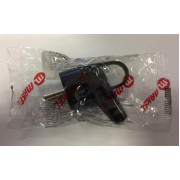 Вилка электрическая с заземл. 16А 220В черн. с кольцом Makel 10038