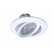 Светильник светодиодный Downlight RR 7Вт 180-265В 6400К кругл. поворотн. панель бел. КОСМОС KDownRR7W4600K