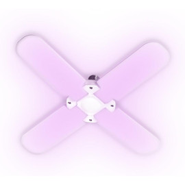 Лампа светодиодная PPG T95-4p AGRO 36Вт FR E27 4 лепестка с поворотом 90град. для растений красн. 650нм/син. 450нм Pro JazzWay 5043350