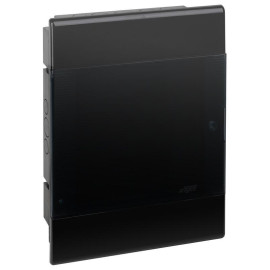 Щиток СП Тусо 24мод. с двер. 415х299х103мм черн. Ruvinil 68124Ч