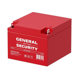 Аккумулятор 12В 26А.ч General Security GSL26-12