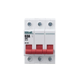 Выключатель-разъединитель 3п 63А ВН-102 DEKraft 17011DEK