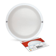 Светильник светодиодный СПП 1565-КРУГ 15Вт 6500К IP65 1350лм 140мм герметичный IN HOME 4690612044897