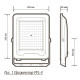 Прожектор светодиодный PFL-V 300Вт 6500К IP65 ДО Pro JazzWay 5045019