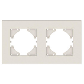 Рамка 2-местн. City беж. GUSI С1112-003
