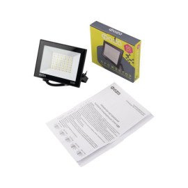 Прожектор светодиодный СДО-20 50Вт 6500К IP65 230В BL ДО прозр. закален. стекло ФАZА 5047303