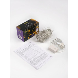 Гирлянда AC-G01-120Y 120LED 12.8м 8реж. 220В желт. ФАZА 5047631