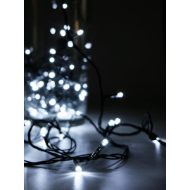 Гирлянда AC-G02-80W 80LED 8.8м 8реж. 220В бел. ФАZА 5047716