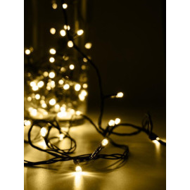 Гирлянда AC-G02-80Y 80LED 8.8м 8реж. 220В желт. ФАZА 5047693