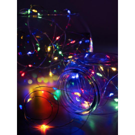 Гирлянда DC-G05-20MS2 20LED RGB 2xCR2032и(в компл.) (уп.2шт) ФАZА 5047990