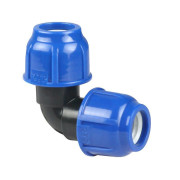 Отвод компрессионный PN16 d20 для ПЭ труб RTP 11525