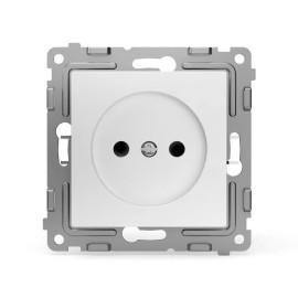 Розетка 1-м СП Pixel 16А IP20 без заземл. механизм бел. TOKOV ELECTRIC TKE-PX-R1-C01