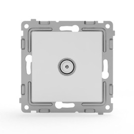 Розетка TV оконечная СП Pixel 1DB механизм бел. TOKOV ELECTRIC TKE-PX-A1O-C01