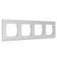 Рамка 4-м Pixel универс. бел. TOKOV ELECTRIC TKE-PX-RM4-C01
