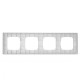 Рамка 4-м Pixel универс. бел. TOKOV ELECTRIC TKE-PX-RM4-C01