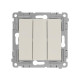 Выключатель 3-кл. СП Pixel 10А IP20 механизм беж. TOKOV ELECTRIC TKE-PX-V3-C02