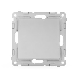 Переключатель проходной 1-кл. СП Pixel 10А IP20 механизм алюм. TOKOV ELECTRIC TKE-PX-P1-C03