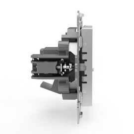 Розетка компьютерная 1-м СП Pixel RJ45 кат.5E механизм алюм. TOKOV ELECTRIC TKE-PX-RC1-C03