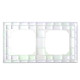 Рамка 2-м Pixel универс. перламутр. TOKOV ELECTRIC TKE-PX-RM2-C04