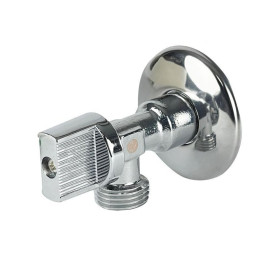 Кран шаровой угловой удлиненный для подкл. с/т приборов1/2дюймх1/2дюйм (200/10) К VALFEX VF.393.N.012