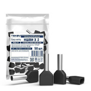 Наконечник штыревой втулочный изолированный двойн. НШВИ(2) 1.5-8 TOKOV ELECTRIC TKE-NSVI2-1.5-8-C05/50