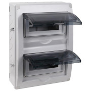 Щиток отркрытая проводка на 20 модулей с 2 вертик.дверцами 390х302х120мм IP65 УХЛ1 Ruvinil 69020