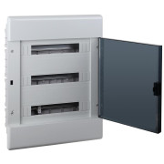 Щиток Тусо скрытая проводка на 54 модуля с дверцей 645х464х116мм (серый с прозр. дверцей) Ruvinil 68154СП