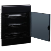 Щиток Тусо скрытая проводка на 54 модуля с дверцей 645х464х116мм (черный) Ruvinil 68154Ч