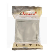 Выключатель 1-кл. ОП LETO крем LEZARD 752-0300-100