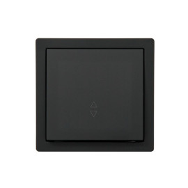 Выключатель проходной 1-кл. ОП LETO черн. бархат LEZARD 752-4200-105