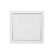 Выключатель проходной 1-кл. ОП LETO бел. LEZARD 752-0200-105