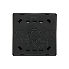 Выключатель 1-кл. ОП LETO с индикацией черн. бархат LEZARD 752-4200-111