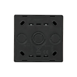 Выключатель 2-кл. ОП LETO с индикацией черн. бархат LEZARD 752-4200-112