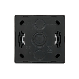 Розетка 1-м ОП LETO без заземл. ПБТ черн. бархат LEZARD 752-4200-121B