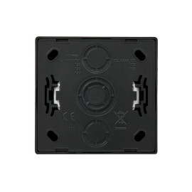 Розетка 1-м ОП LETO с заземл. ПБТ черн. бархат LEZARD 752-4200-122B