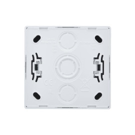 Розетка 1-м ОП LETO с заземл. ПБТ бел. LEZARD 752-0200-122B