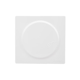 Розетка 1-м ОП LETO с заземл. с крышкой LETO ПБТ бел. LEZARD 752-0200-123B