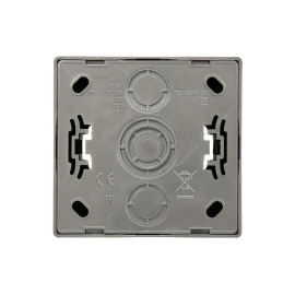 Розетка 1-м ОП LETO с заземл. с крышкой LETO ПБТ платина LEZARD 752-3500-123B